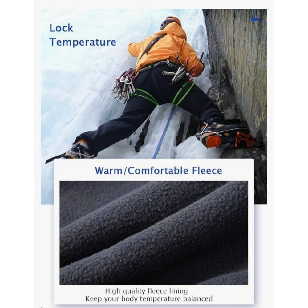 Men's Black and Gray Outdoor Pants - Picture 12 of 13